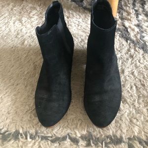 Sole Society Black Suede Boots